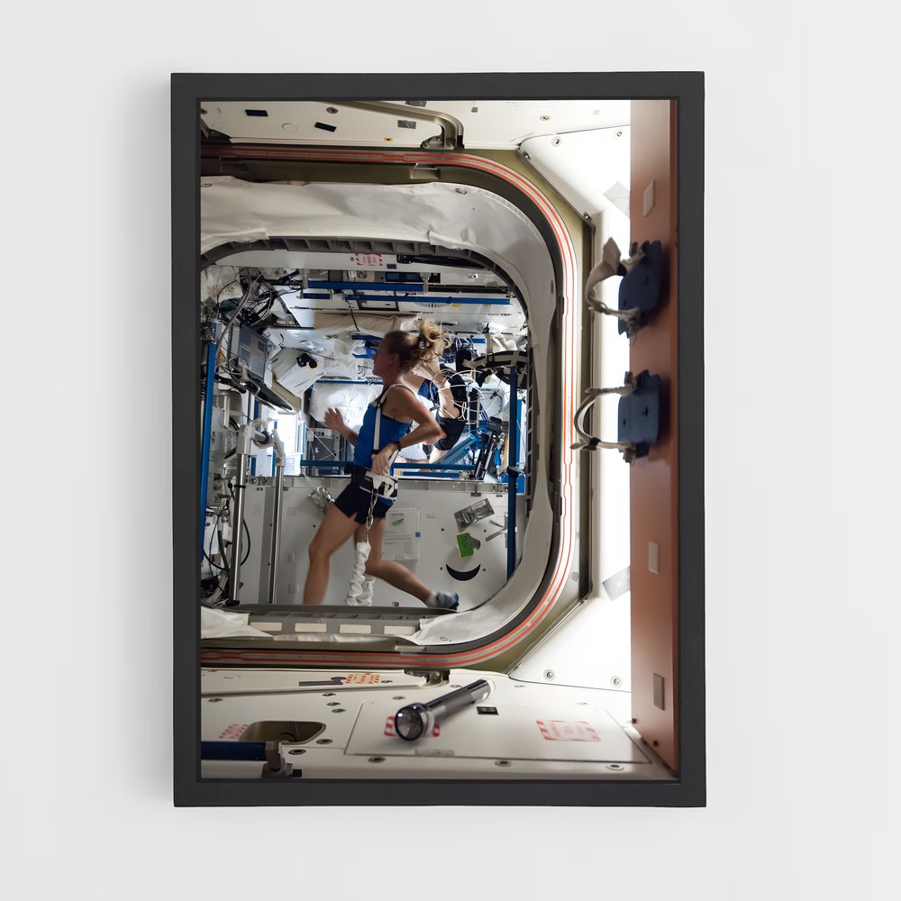 Poster Coureur de l'Espace – affiche Astronomie (vue 2)
